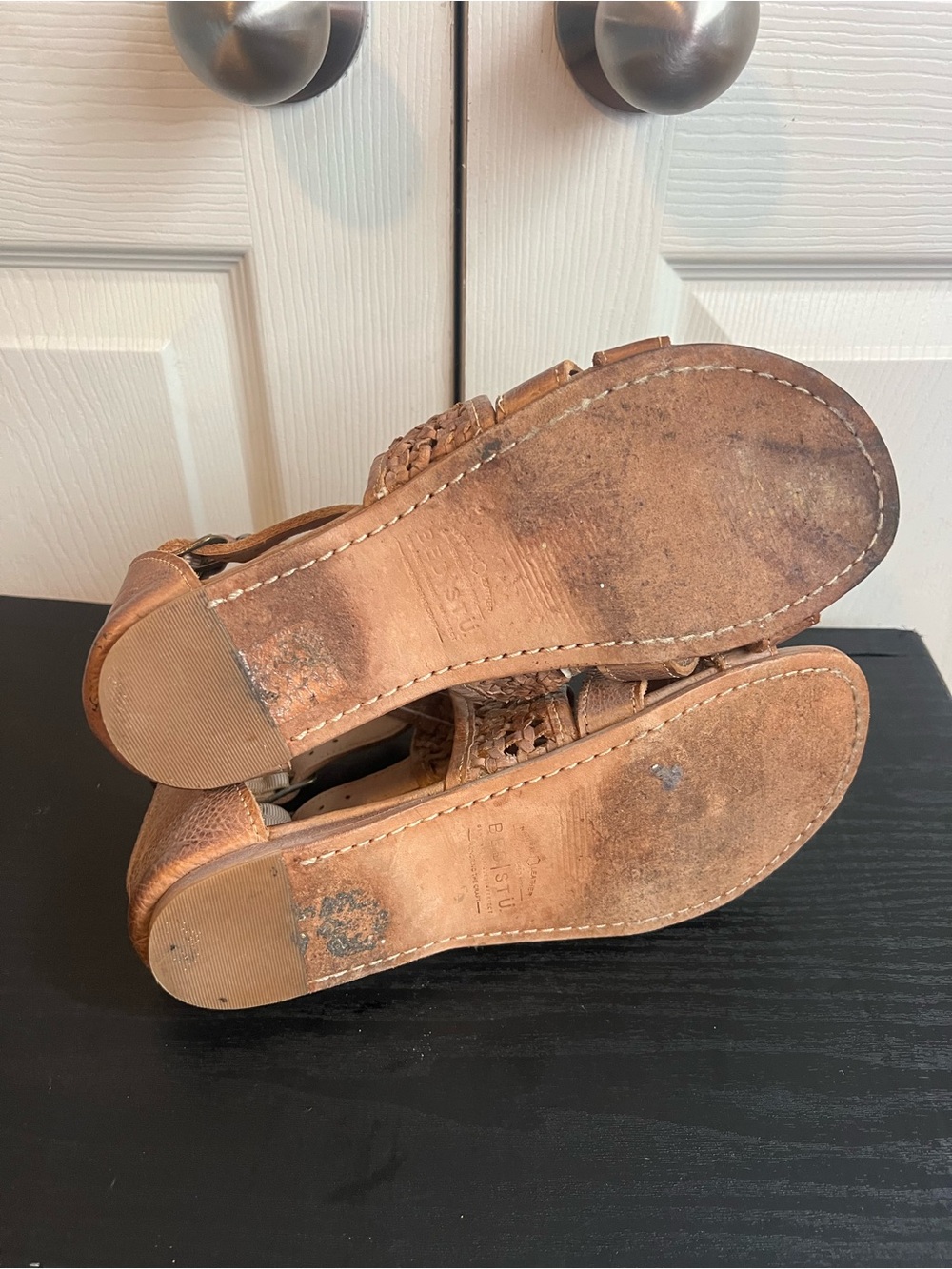 Bed Stu Leather Capriana Tan Sandals Size 8.5 - Picture 11 of 16